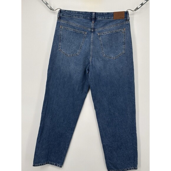 NWT Madewell Women’s Low-Slung Straight Jeans Med Wash Button Fly SZ 29 - Picture 2 of 10